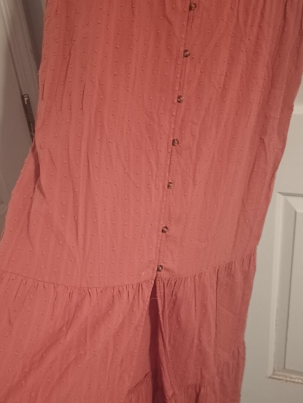 Sonoma Rusty Rose Ruffle-Sleeve Maxi Dress - Picture 7 of 10